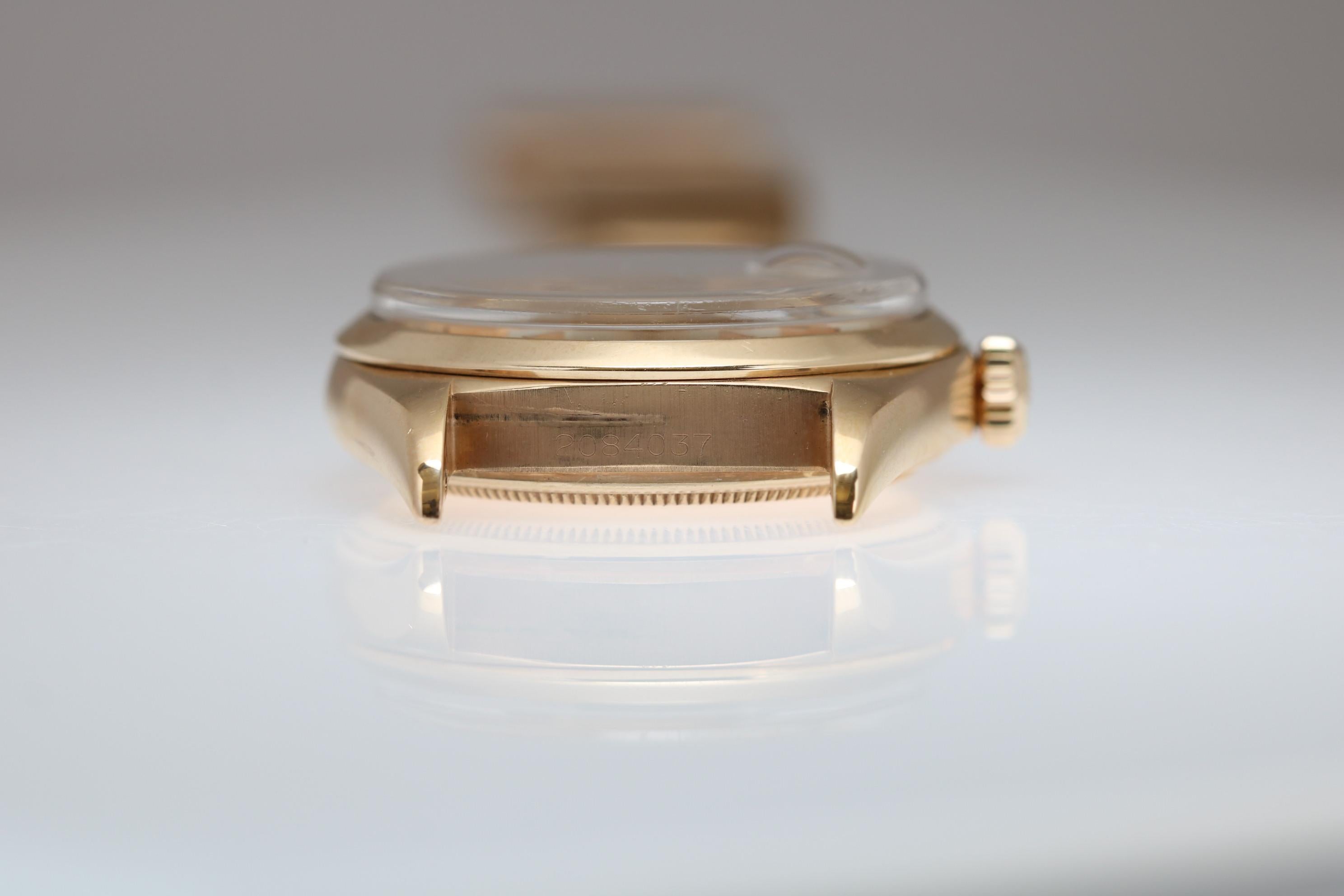 Rolex 18k Rose Gold Day-Date Rose Gold Ref 1802 Wristwatch, circa 1968 4