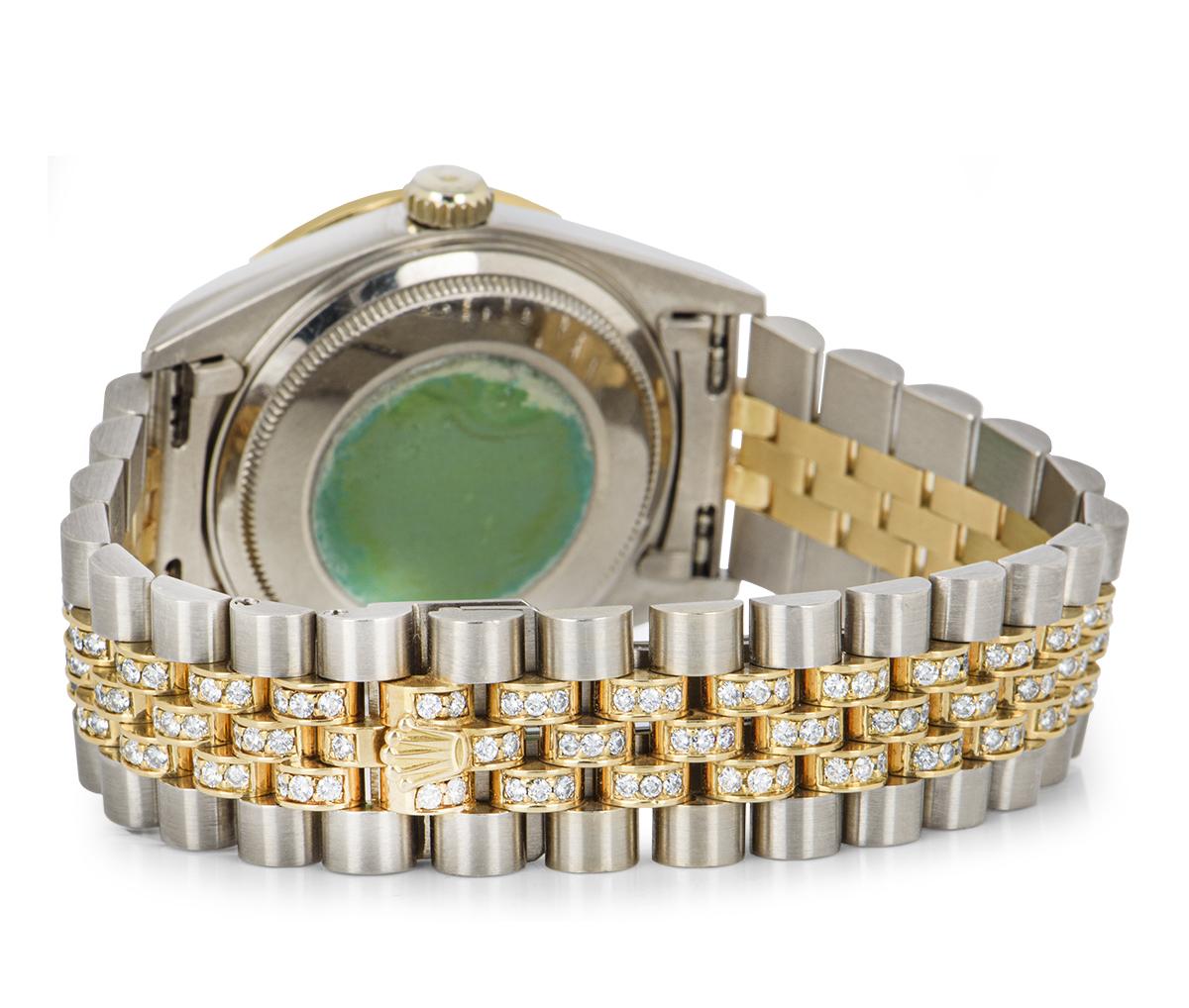 rolex diamond set