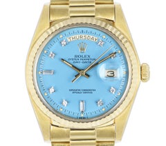 Rolex Day-Date Turquoise Stella Diamond Dial 1803