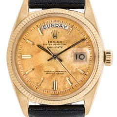 Rolex Day-Date Vintage Herren 18 Karat Gelbgold Champagner-Zifferblatt 6611B