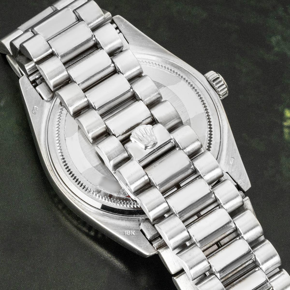 Rolex Day-Date White Gold Diamond Dial 18039 For Sale 1