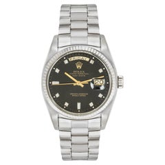Rolex Day-Date White Gold Diamond Dial 18039