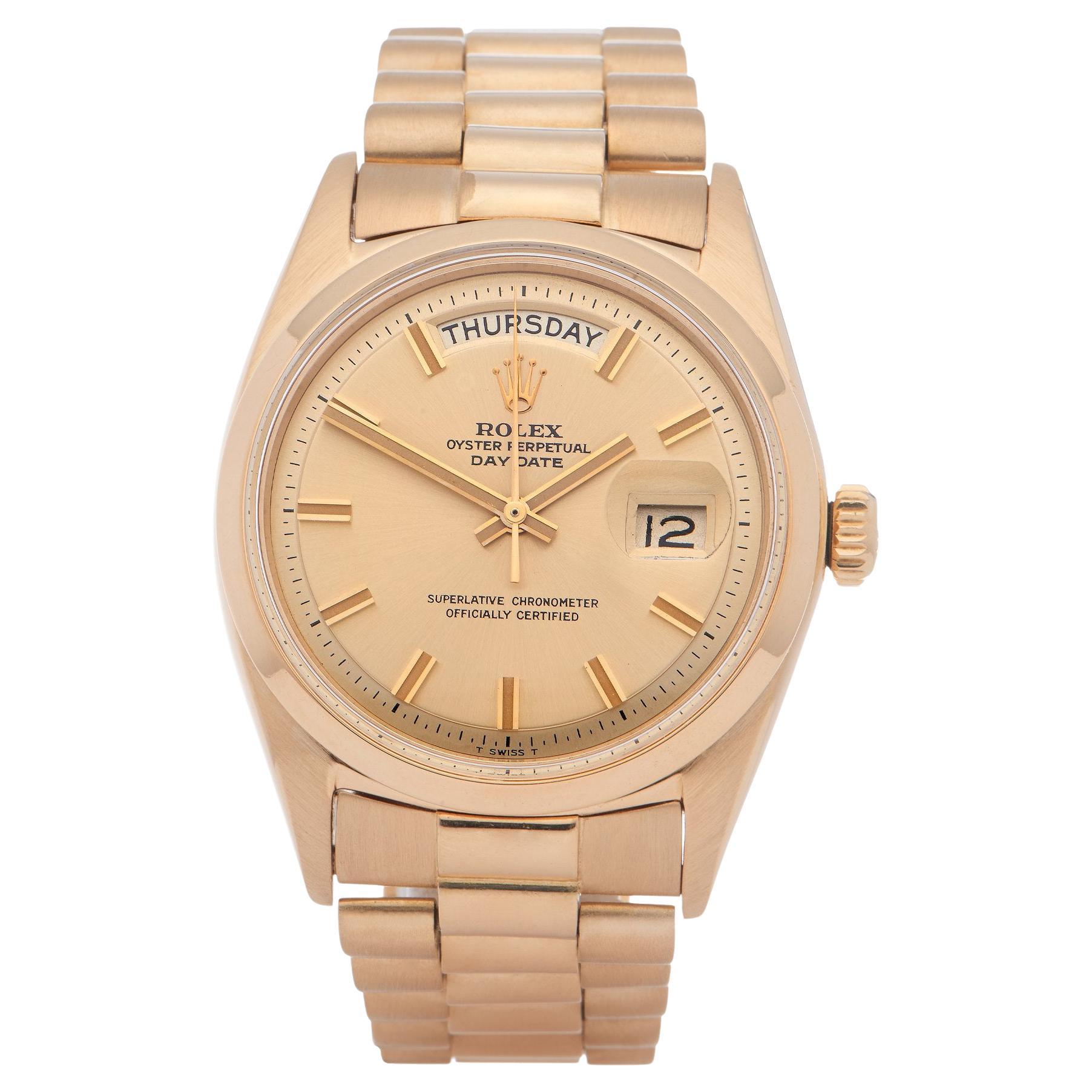 Rolex Day Date Wideboy 1802 Men Yellow Gold 0 Watch For Sale