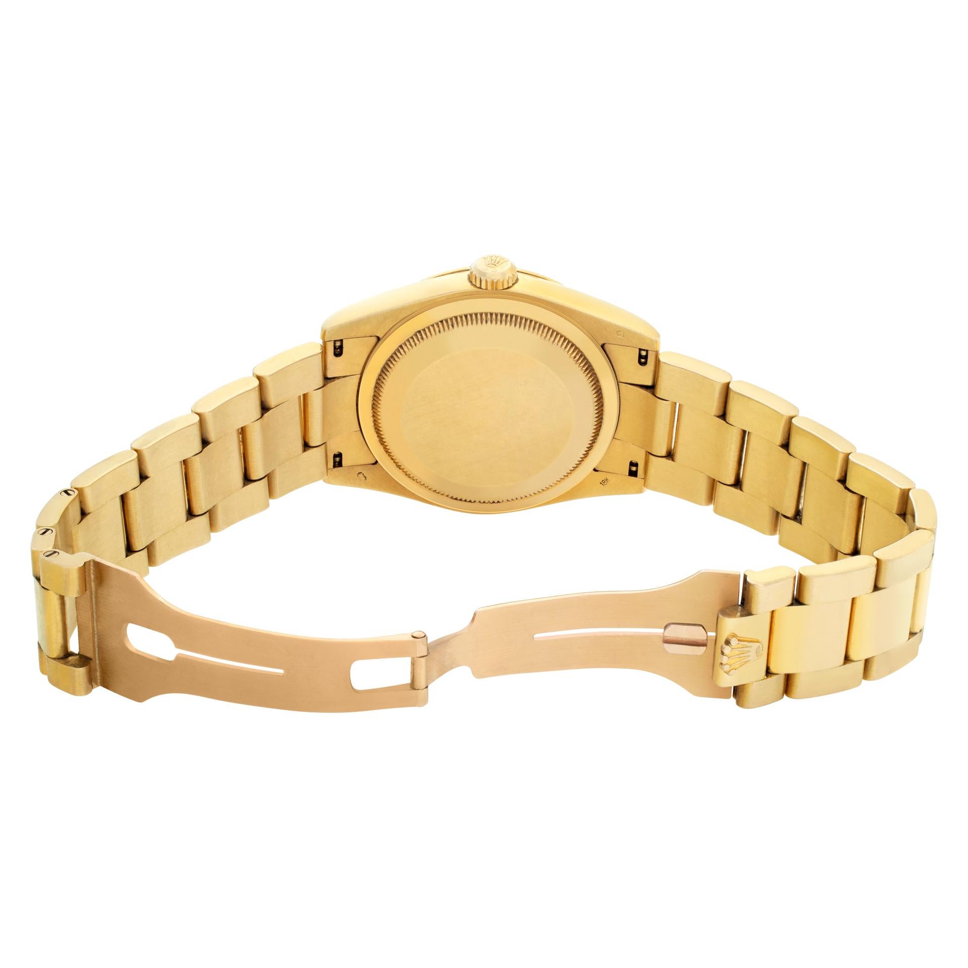 Men's Rolex Day-Date Yellow Gold Automatic Wristwatch with Date and Day Ref 118238
