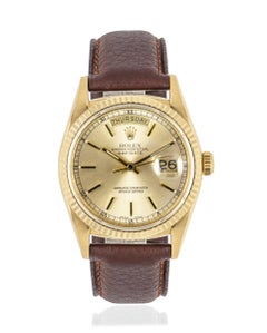 Rolex Day-Date Yellow Gold Champagne Dial 18038 Watch