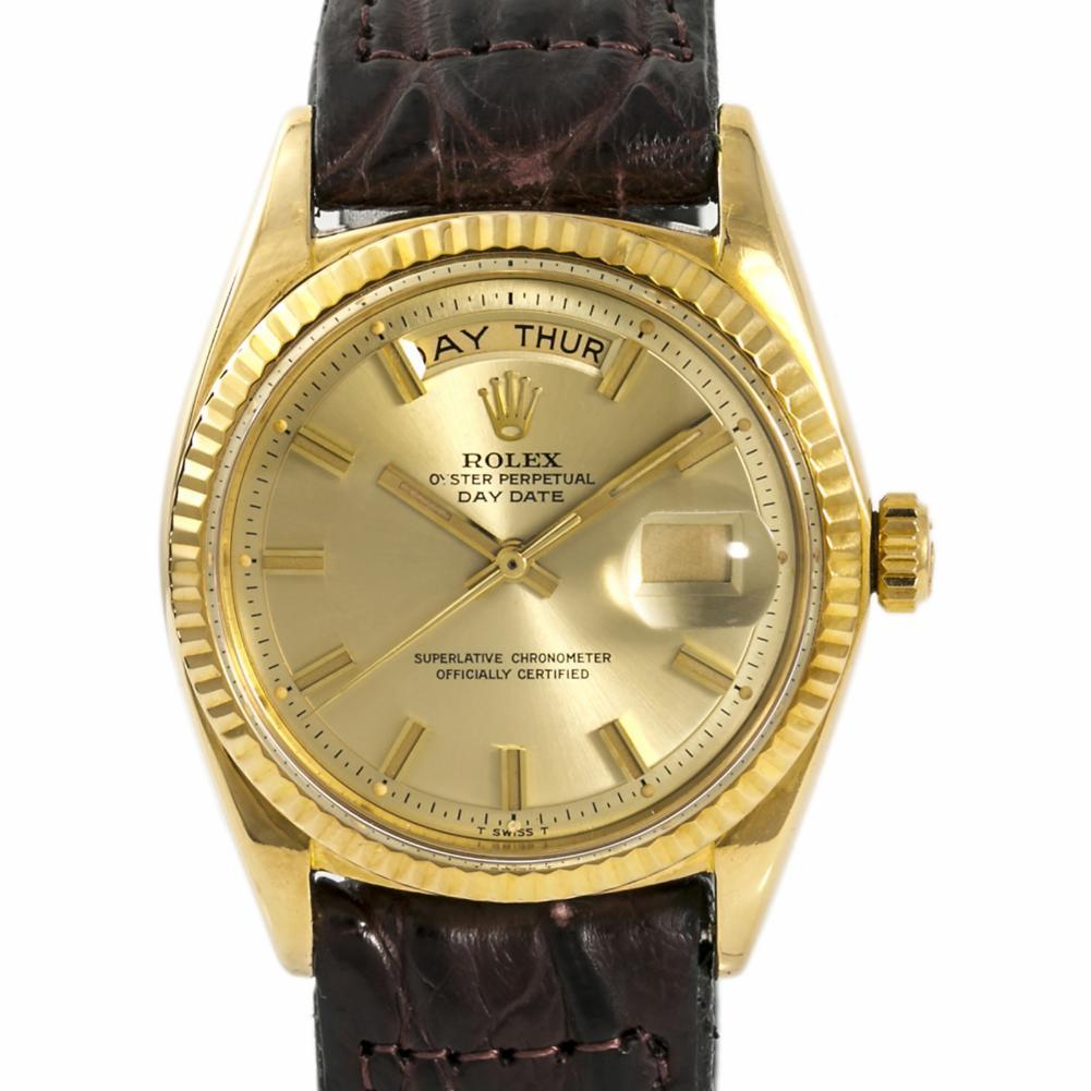 Women's Rolex Day-Date 1803, Champagne Dial Certified Authentic For Sale