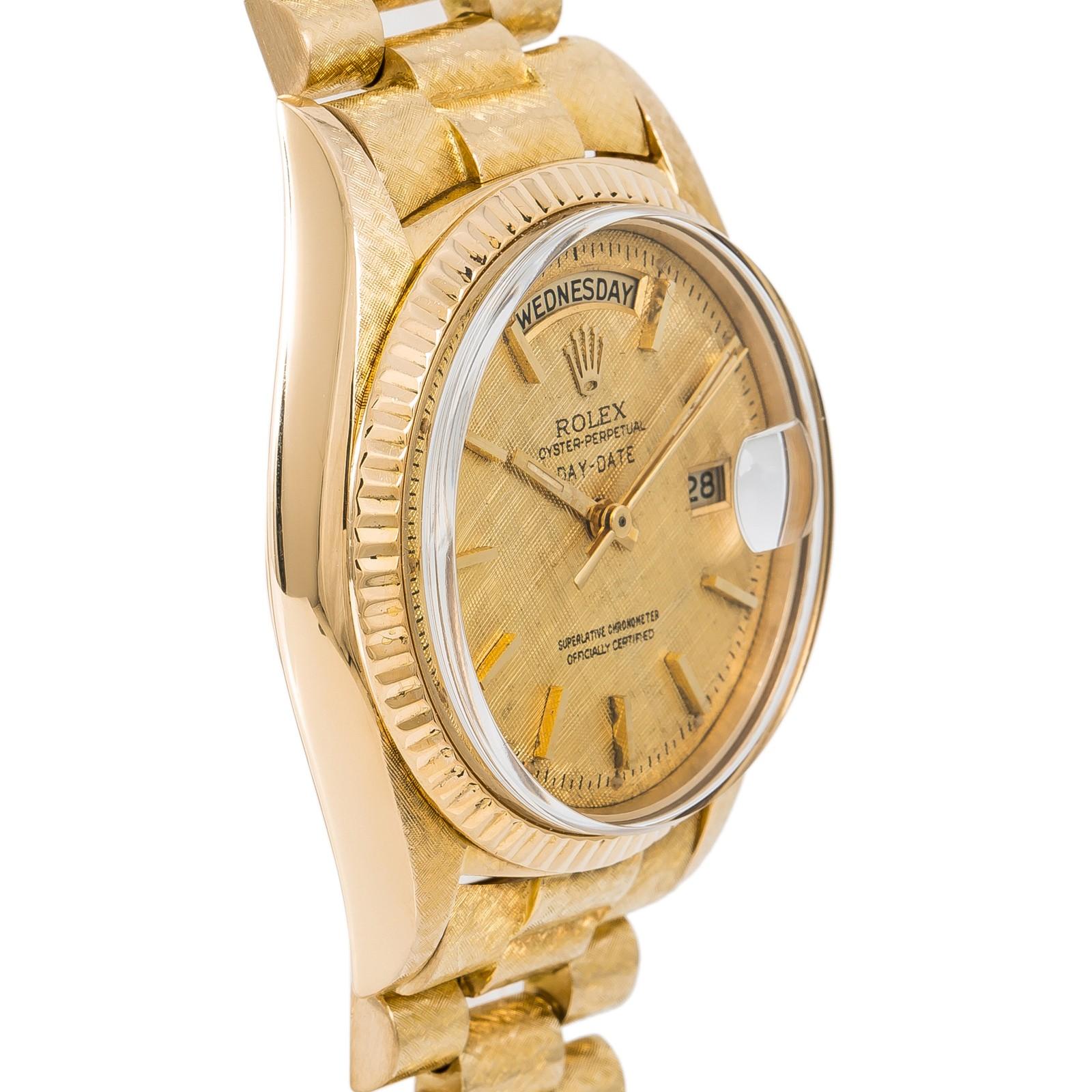 Rolex Day-Date 1803, Dial Certified Authentic In Good Condition For Sale In Miami, FL