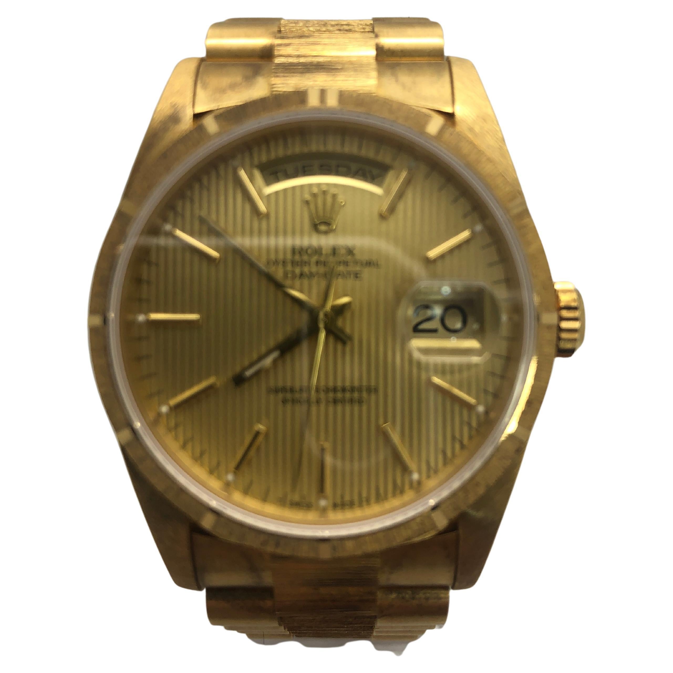 Rolex Daydate Bark 18248 Men's Watch