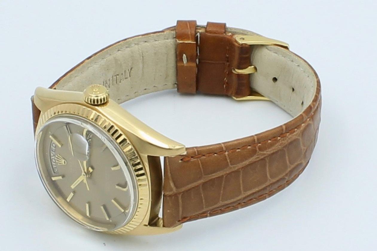 Women's or Men's Rolex Daydate Reference 1803 in Yellow Gold 18k Year of Production 1968, Watch For Sale