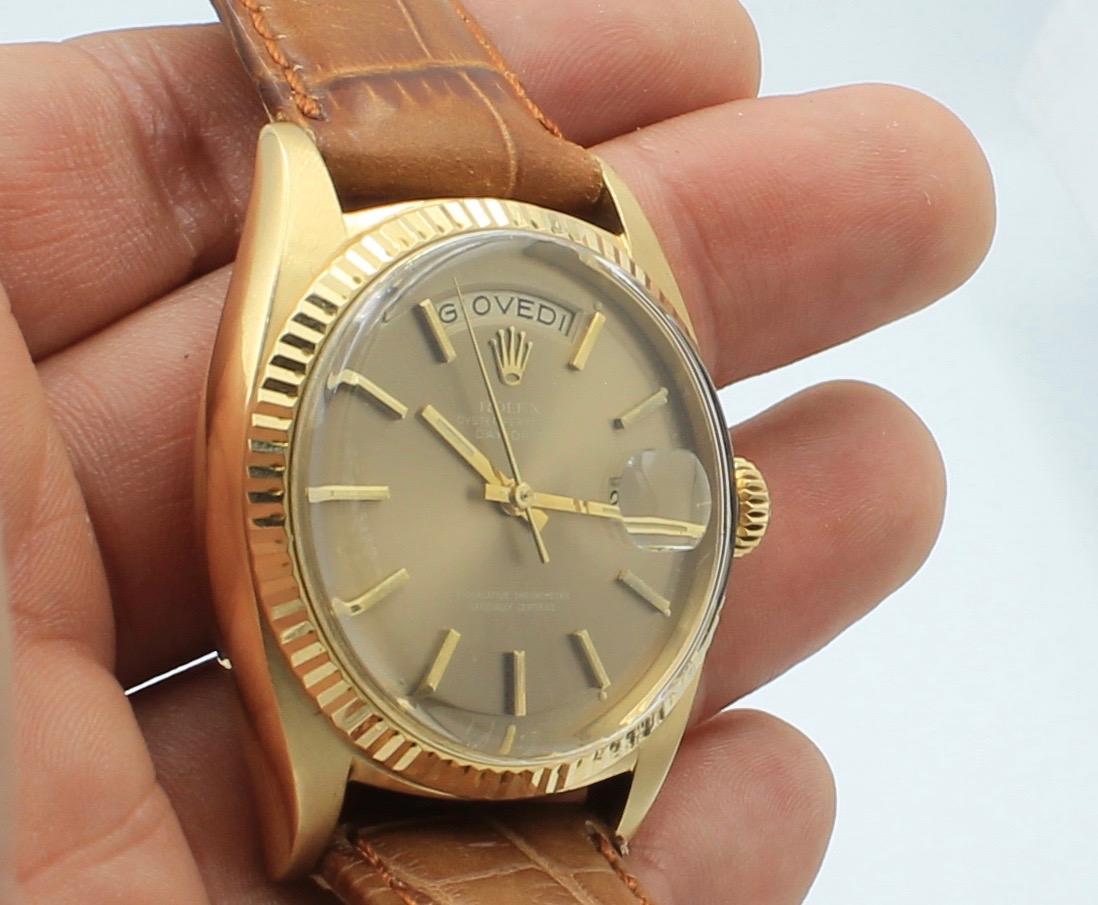 Rolex Daydate Reference 1803 in Yellow Gold 18k Year of Production 1968, Watch For Sale 2