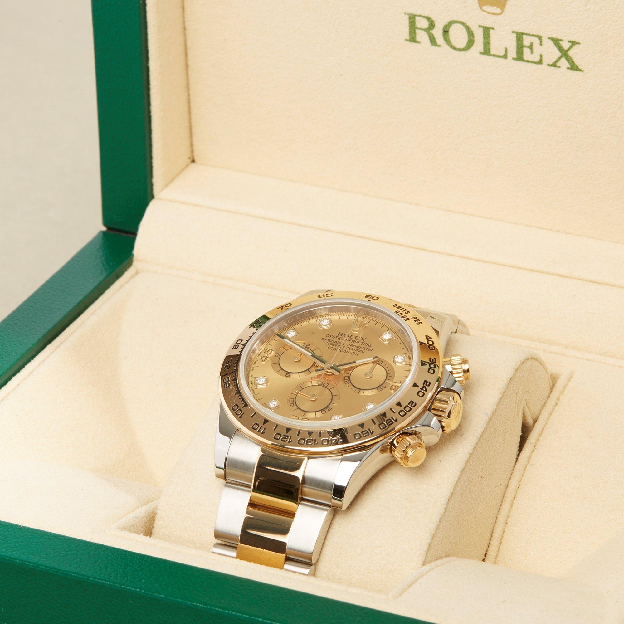 Rolex Daytona 0 116503 Men's Stainless Steel and Yellow Gold Watch 3