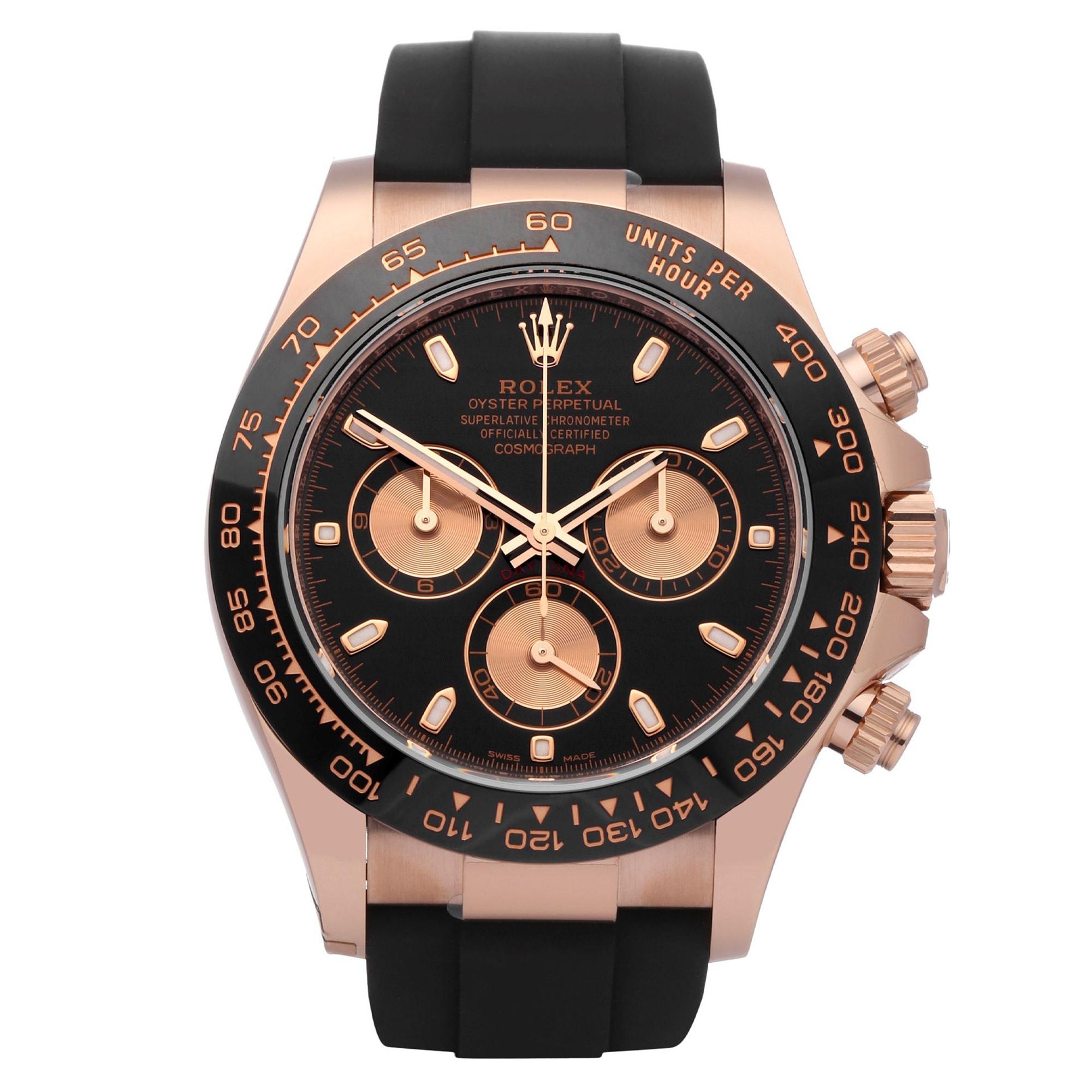 Rolex Daytona 0 116515LN Men Rose Gold 0 Watch at 1stDibs