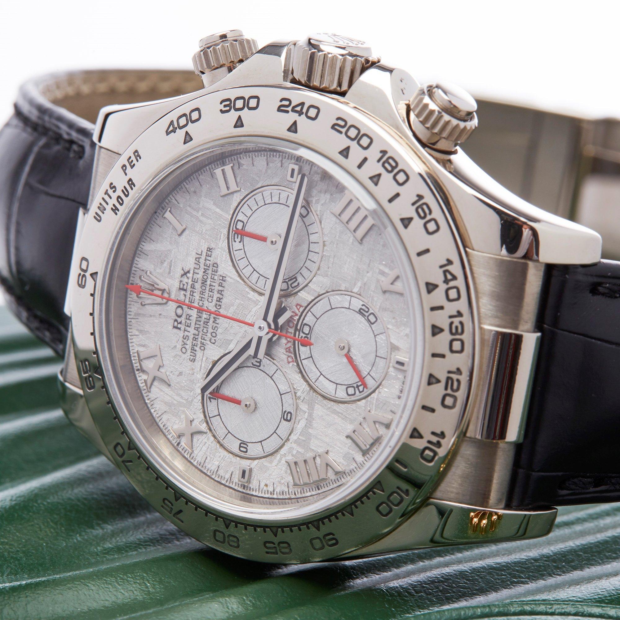 rolex daytona platinum meteorite