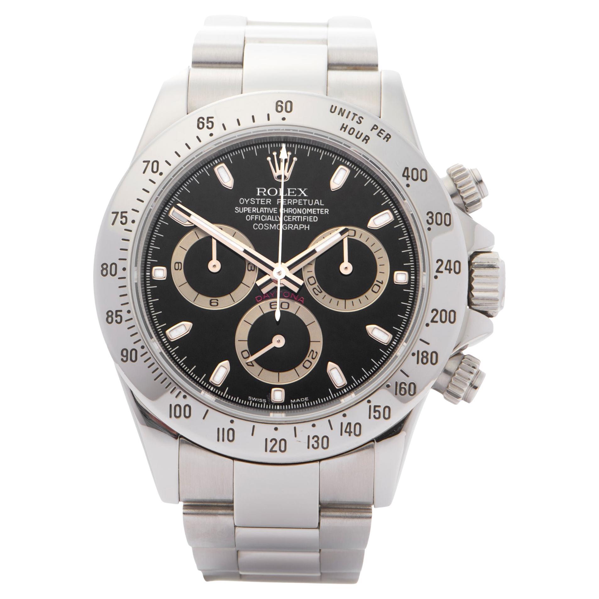Rolex Daytona 0 116520 Men Stainless Steel 0 Watch