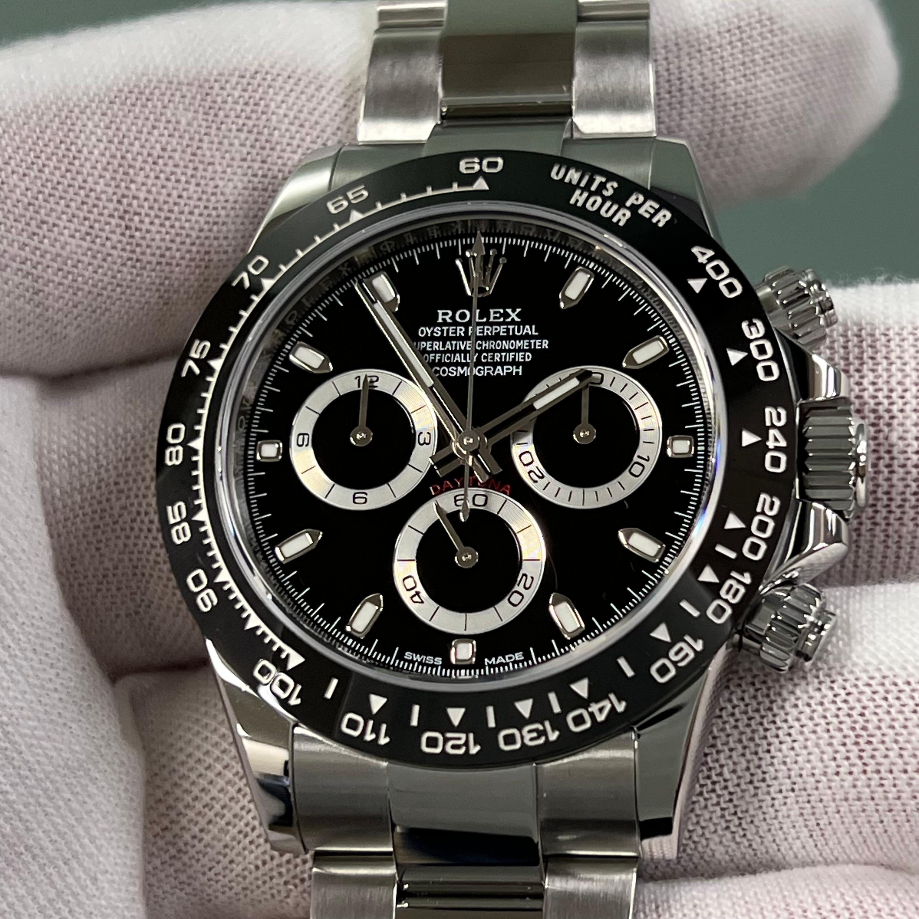 Rolex Daytona 116500LN Black Ceramic Stainless Steel Box Paper 9
