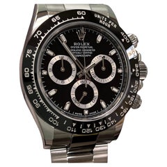 Rolex Daytona 116500LN Black Ceramic Stainless Steel Box Paper