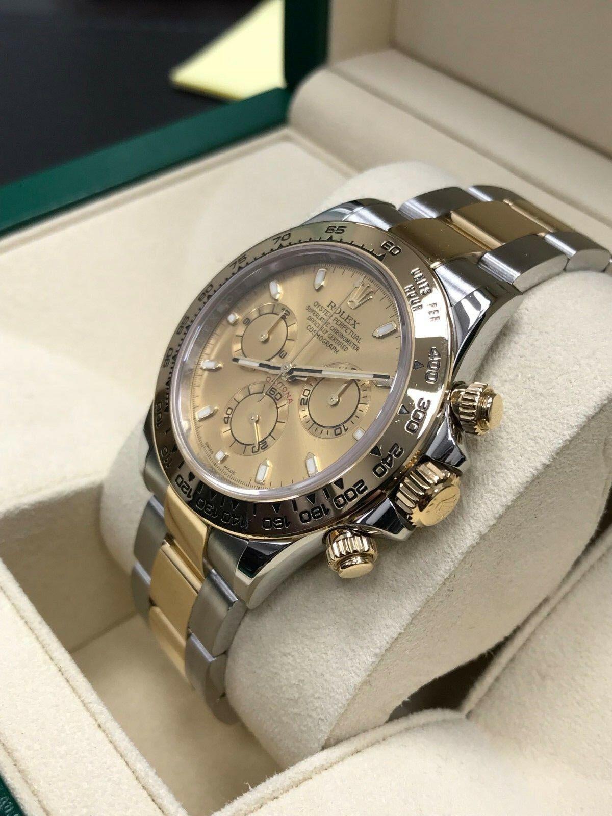Rolex Daytona 116503 18 Karat Gold and Stainless Steel Champagne Box Papers 2016 1