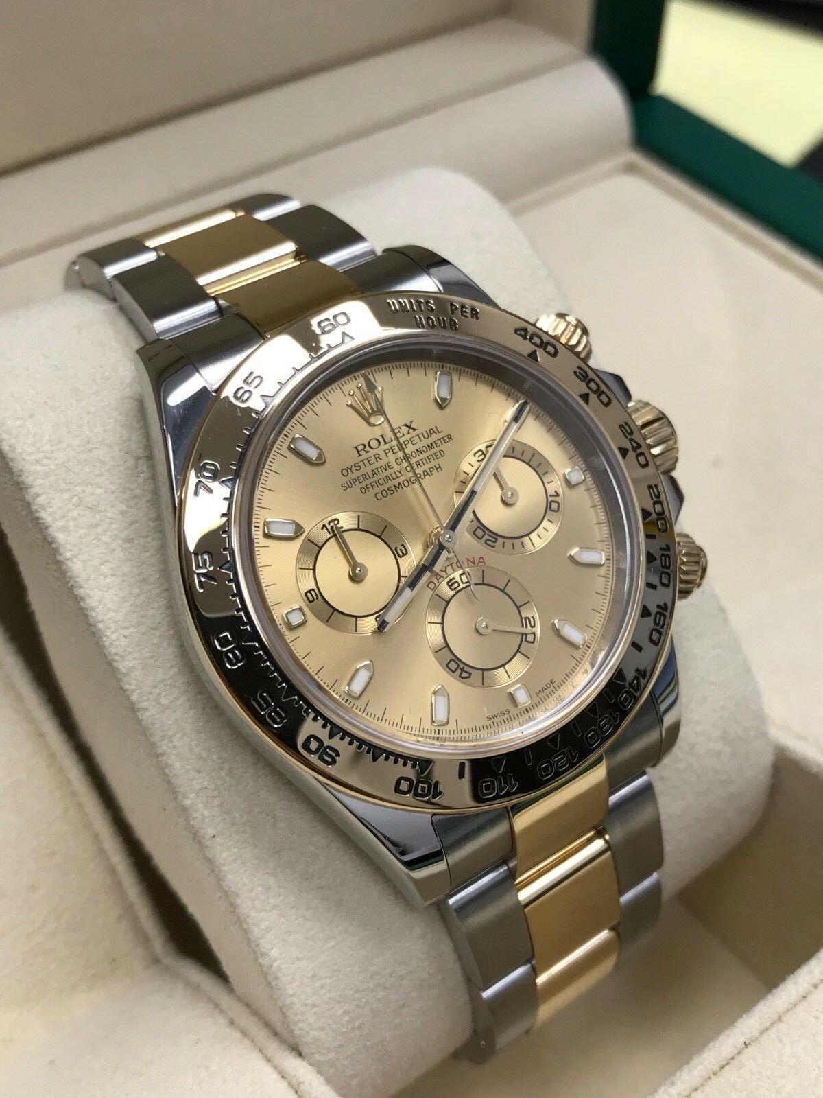 Rolex Daytona 116503 18 Karat Gold and Stainless Steel Champagne Box Papers 2016 2