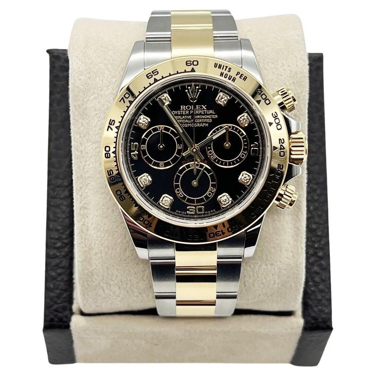 Rolex Daytona 116503 Quadrante Nero Diamante Oro Giallo 18K