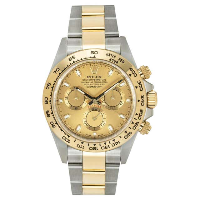 Rolex Gold Diamond Daytona Chronograph Automatic Wristwatch at 1stDibs ...