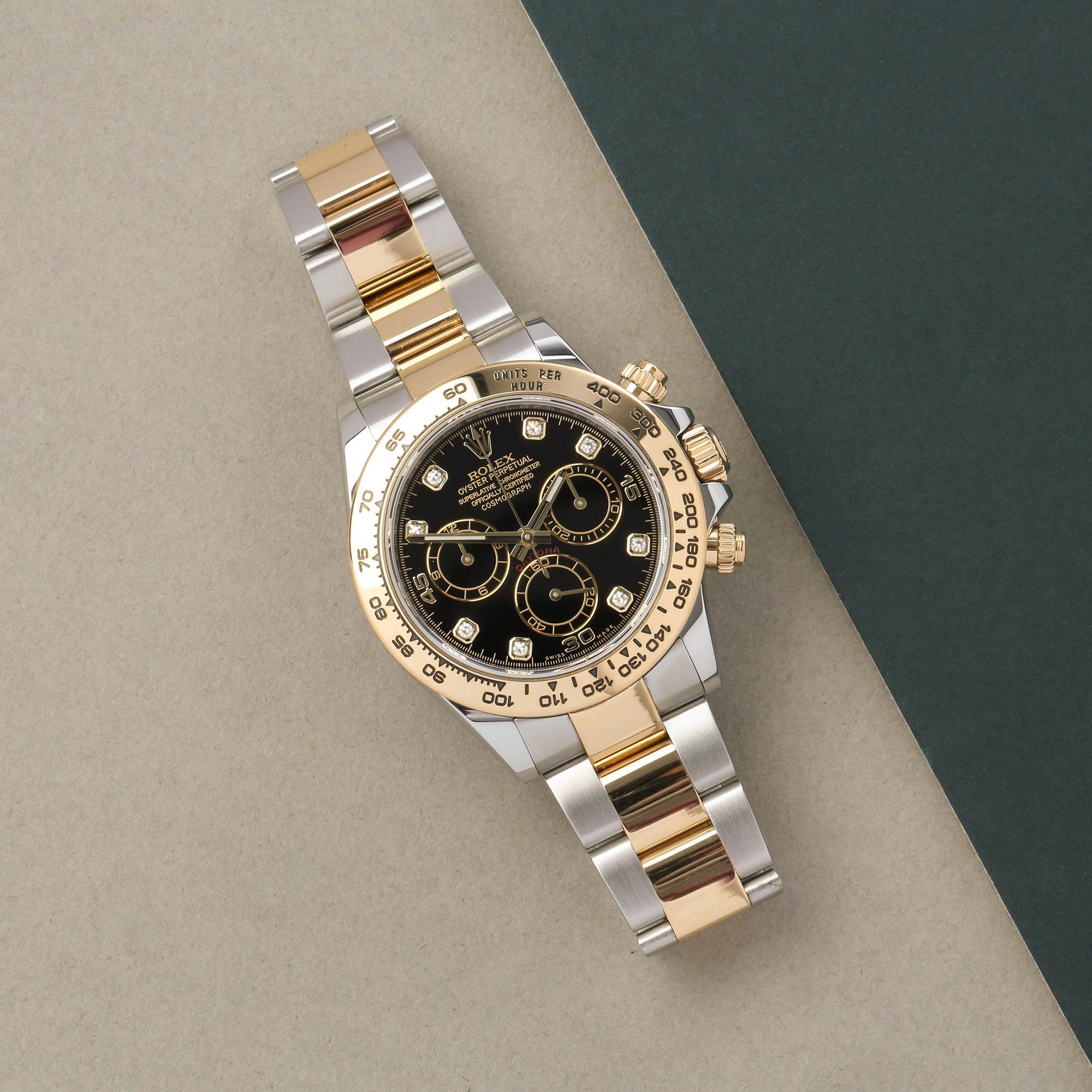 Xupes Reference: COM002667
Manufacturer: Rolex
Model: Daytona
Model Variant: 0
Model Number: 116503
Age: 30-07-2018
Gender: Men
Complete With: Rolex Box, Manuals, Guarantee, Hand Tag, Card Holder & Guarantee Card 
Dial: Black Diamond
Glass: Sapphire