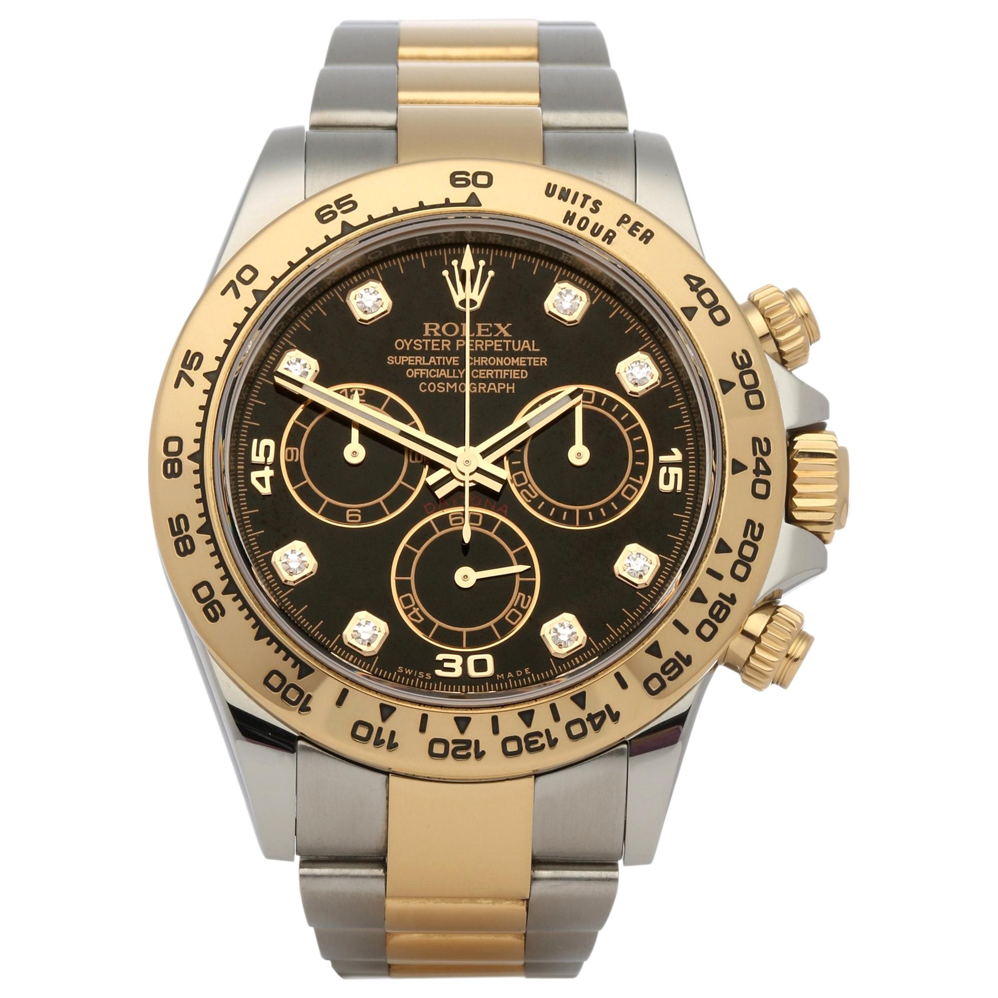 Rolex Daytona 116503 Men's Stainless Steel and Yellow Gold Cosmograph Watch