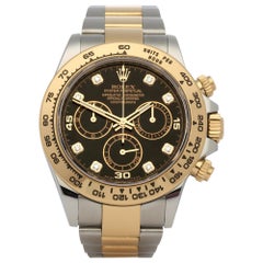 Used Rolex Daytona 116503 Men's Stainless Steel and Yellow Gold Cosmograph Watch