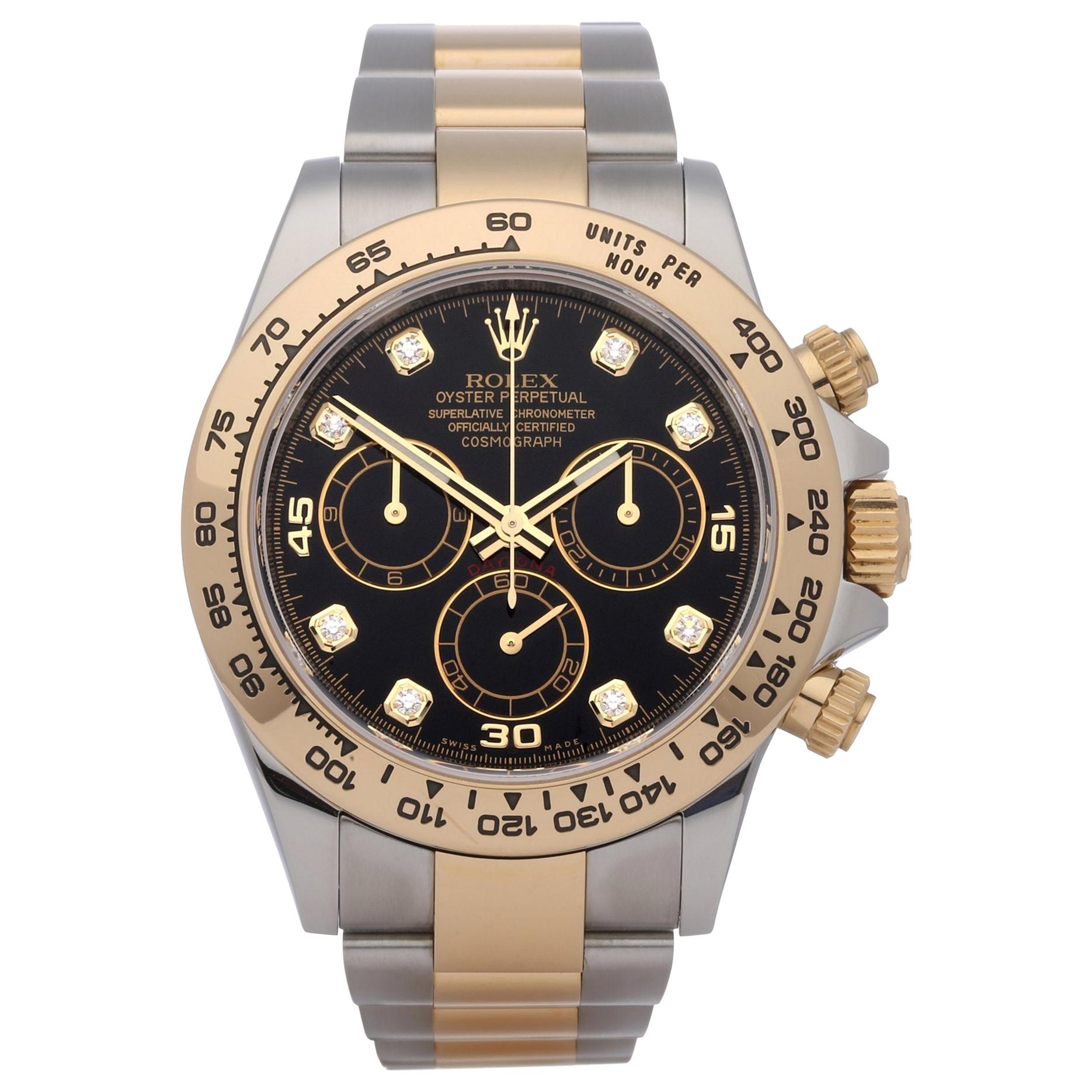 Rolex Daytona 116503 Men's Stainless Steel and Yellow Gold Cosmograph Watch
