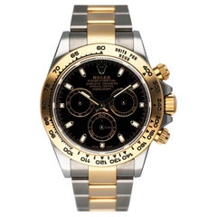 Rolex Daytona 116503 Two Tone Black Dial Mens Watch Box & Papers