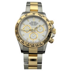 Rolex Daytona 116503 Quadrante Bianco Oro Giallo 18 carati Acciaio Scatola Carta 2018
