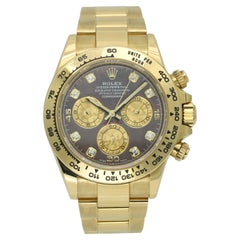Rolex Daytona 116508 mit dunklem Perlmutt-Diamant-Zifferblatt 2020 Schachtel und Papiere