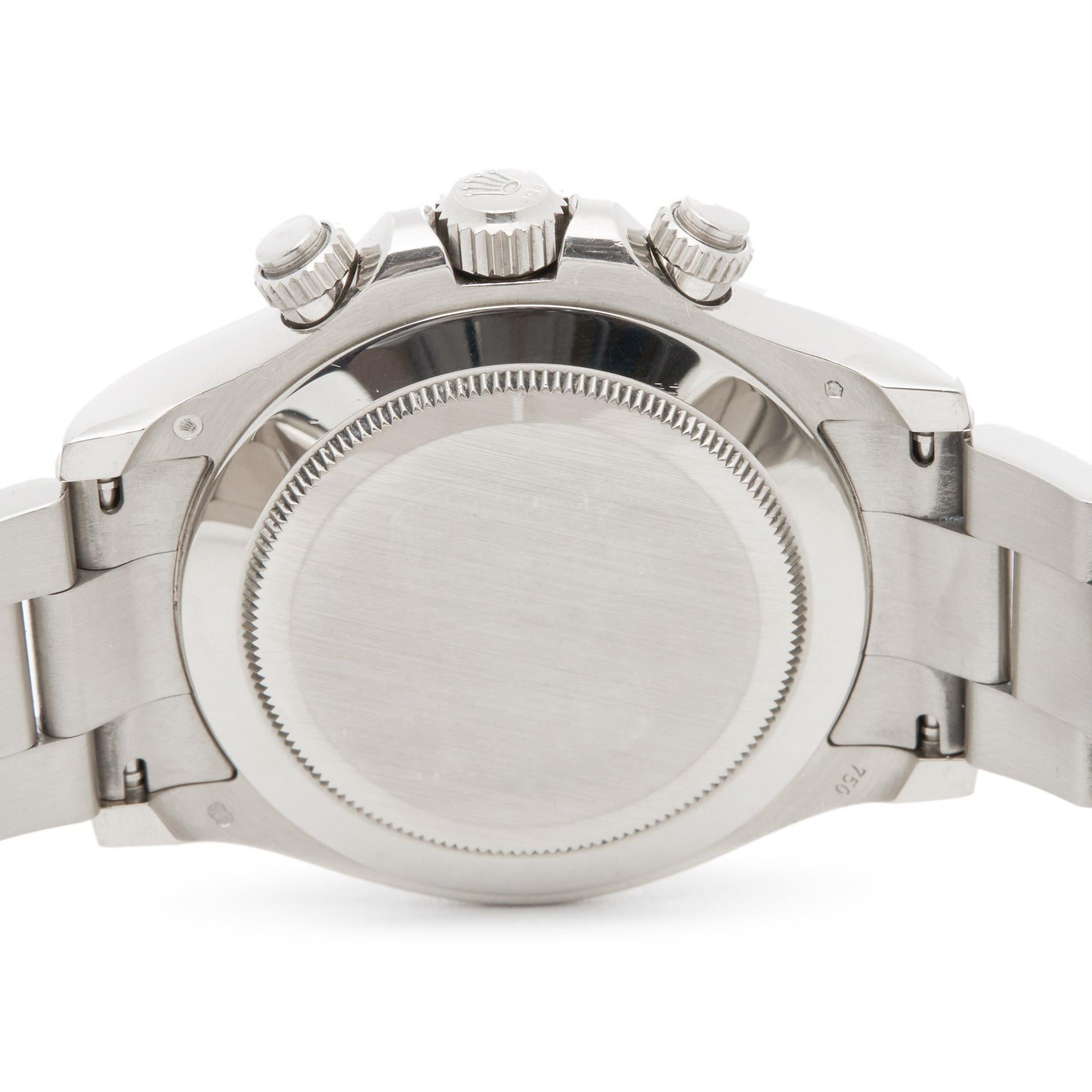 Rolex Daytona 116509 Men's White Gold Chronograph Watch 3