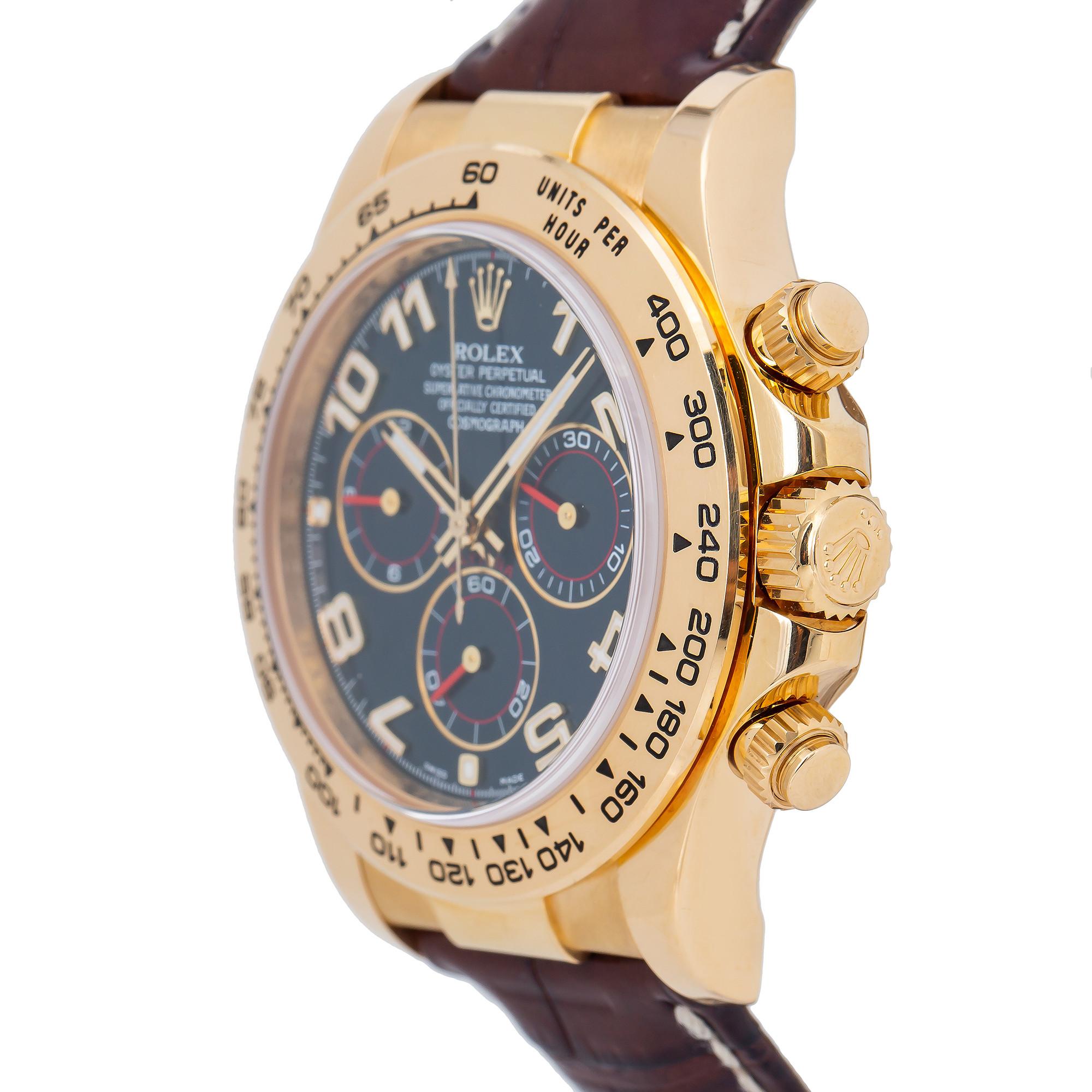 Rolex Daytona 116518, Blue Dial, Certified and Warranty In Excellent Condition In Miami, FL