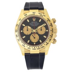 Montre Rolex Daytona 116518 en or jaune avec cadran noir 40mm Automatique