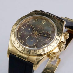 Rolex Daytona 116518 MOP Dial 18K Yellow Gold Mens Watch