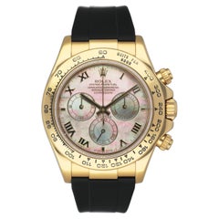 Rolex Daytona 116518 Cadran MOP Or jaune 18K Montre Homme