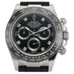 Rolex Daytona 116519, Black Dial, Certified and Warranty