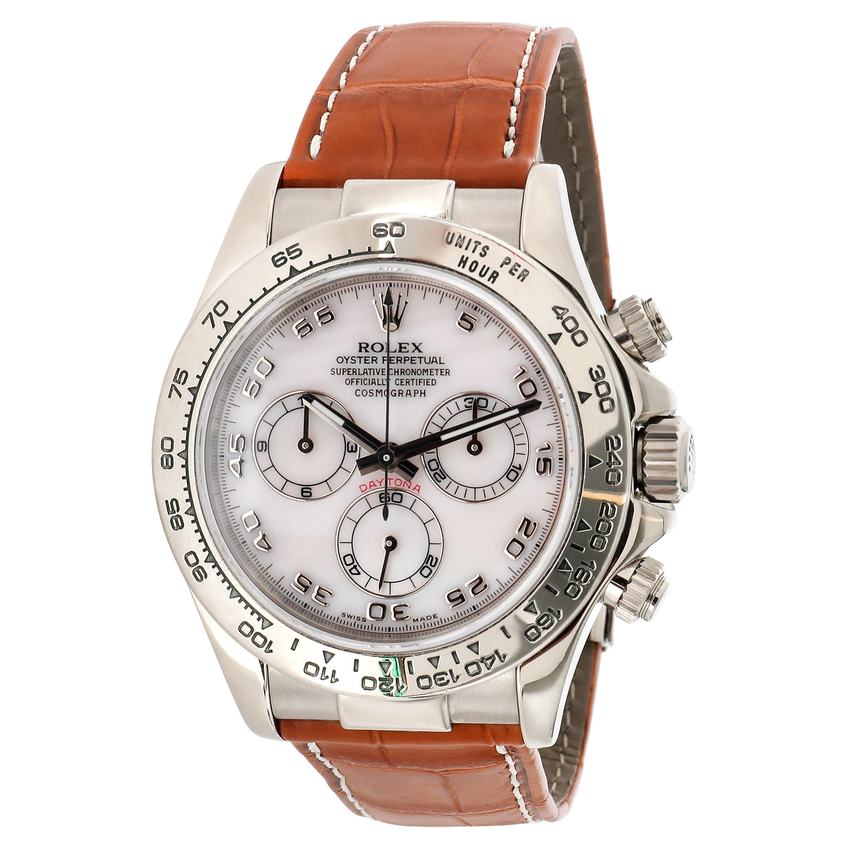 Rolex Daytona 116519 Herrenuhr in  Weißgold