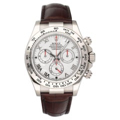 Rolex Daytona 116519 Meteorite Dial 18K White Gold Mens Watch Box Papers