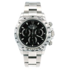 Rolex Daytona 116520 Esfera negra "APH" Caja y papeles del reloj
