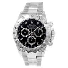 Rolex Daytona 116520, Black Dial, Certified and Warranty