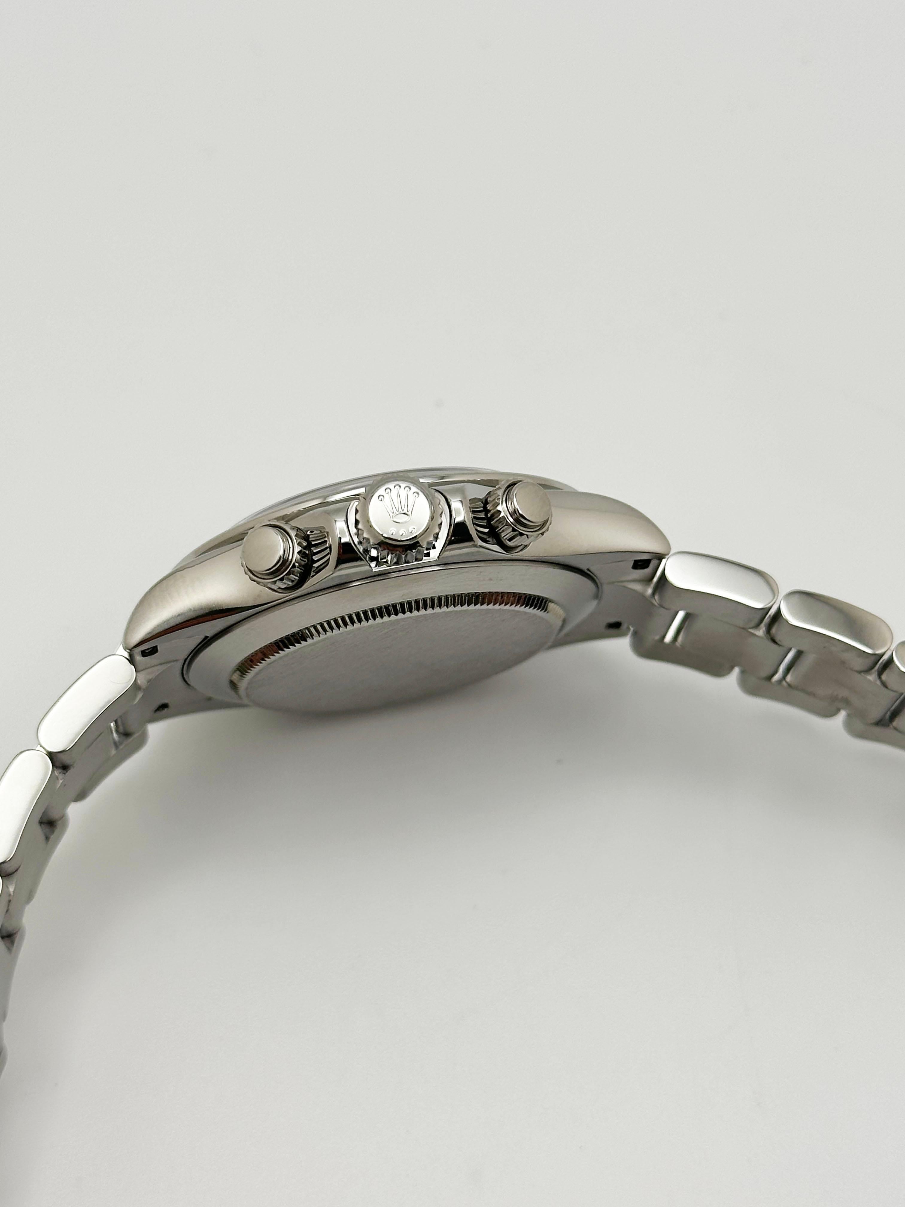 Rolex Daytona 116520 Black Dial Stainless Steel Box Paper 40mm en venta 3