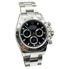 Rolex Daytona 116520 Black Dial Stainless Steel Box Paper 40mm