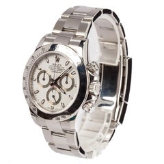 Rolex Daytona 116520 Cosmograph White New Full Sticker Watch Box 2008 Card
