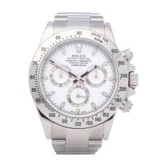 Montre Rolex Daytona 116520 Homme en acier inoxydable:: cadran "APH" & "Gravé Rehaut