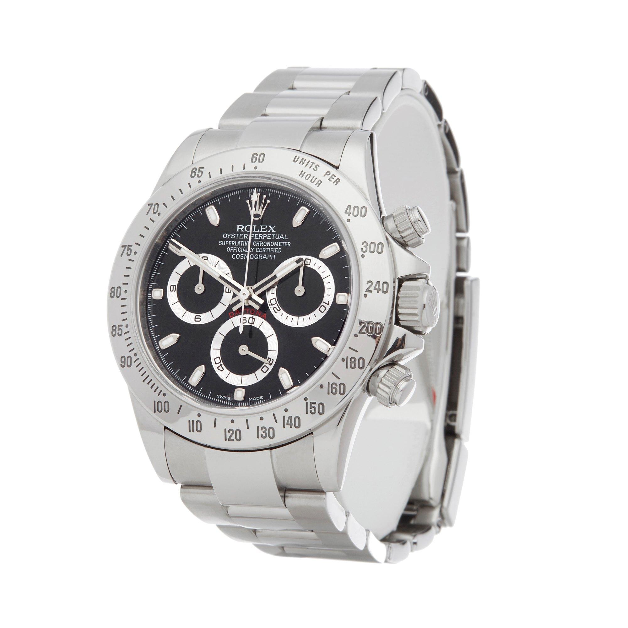 Xupes Reference: W007360
Manufacturer: Rolex
Model: Daytona
Model Variant: 
Model Number: 116520
Age: 07-07-2017
Gender: Men
Complete With: Rolex Box, Manuals & Guarantee
Dial: Black Baton
Glass: Sapphire Crystal
Case Size: 40mm
Case Material: