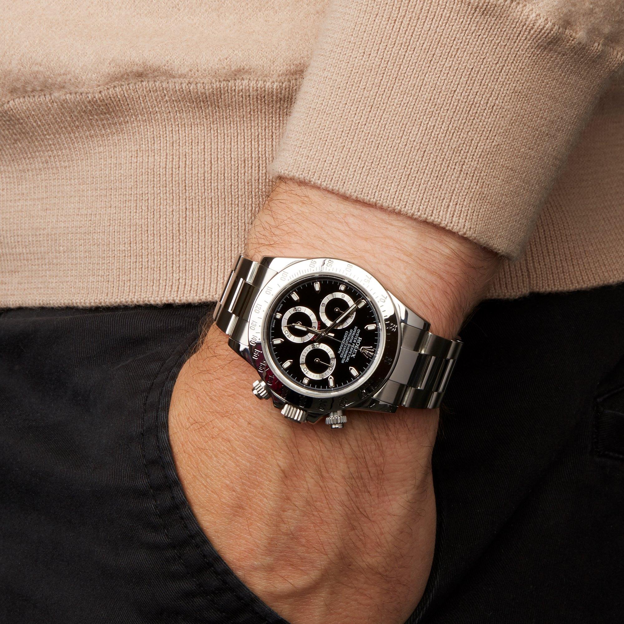 Rolex Daytona 116520 Men's Stainless Steel Chronograph Watch 1