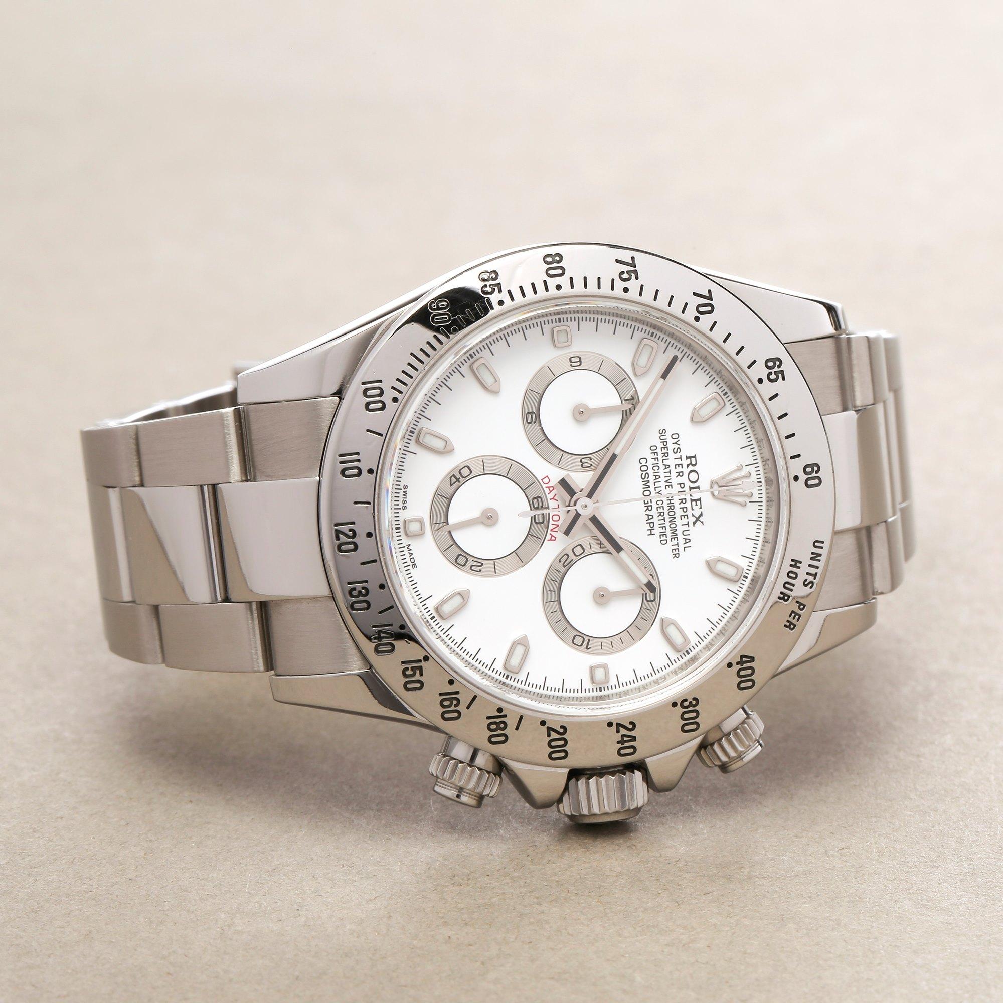Rolex Daytona 116520 Herren Edelstahl Cosmograph APH Zifferblatt Uhr im Zustand „Hervorragend“ in Bishops Stortford, Hertfordshire