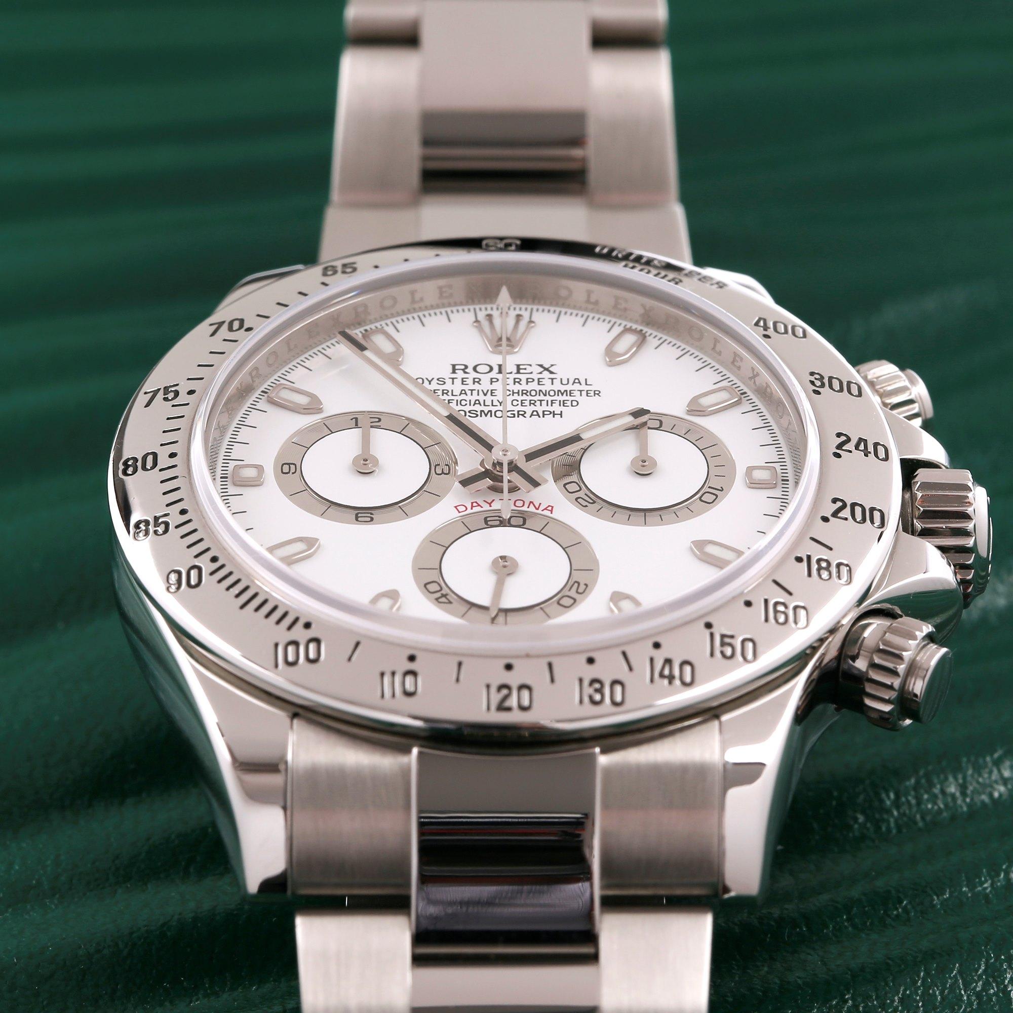 Rolex Daytona 116520 Herren Edelstahl Cosmograph APH Zifferblatt Uhr 3