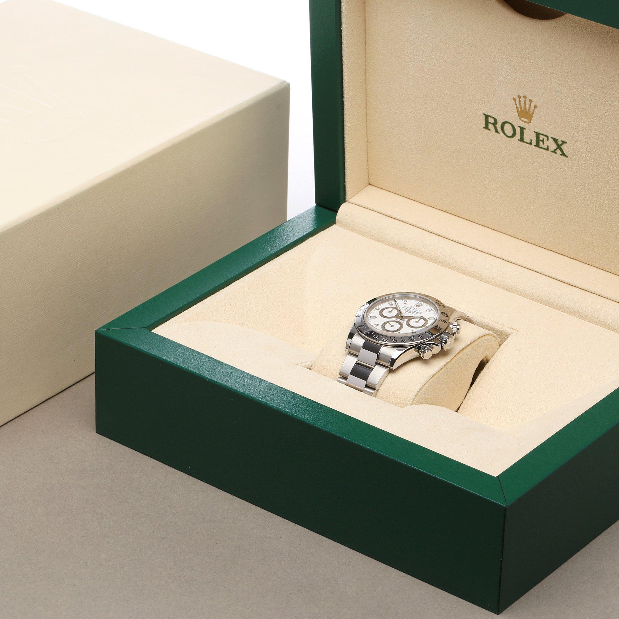 Rolex Daytona 116520 Herren Edelstahl Cosmograph APH Zifferblatt Uhr 6